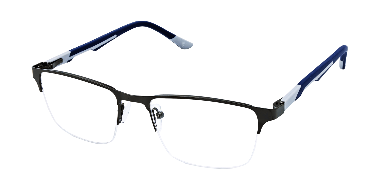 Half Rim Rectangle Classic Eyeglasses R2207