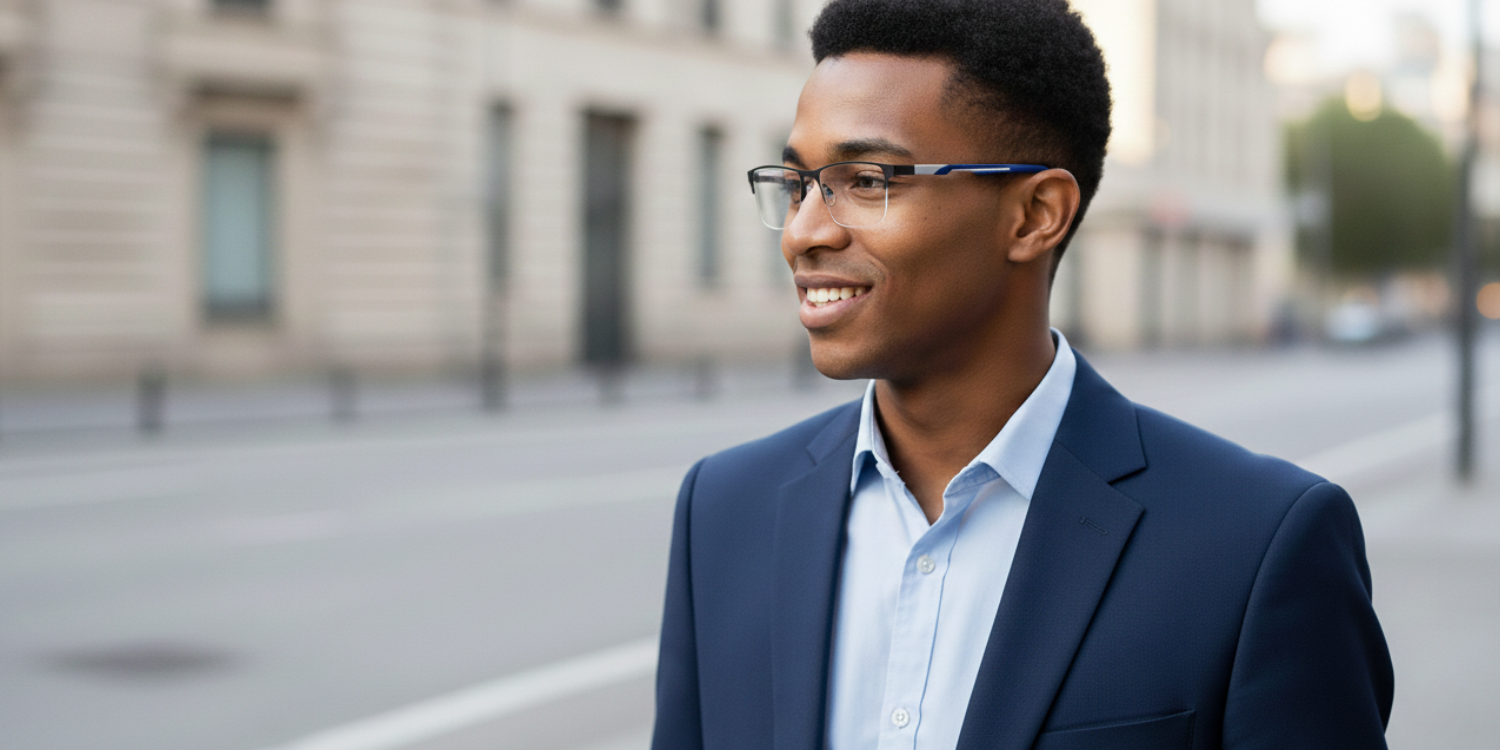 Half Rim Rectangle Classic Eyeglasses R2207