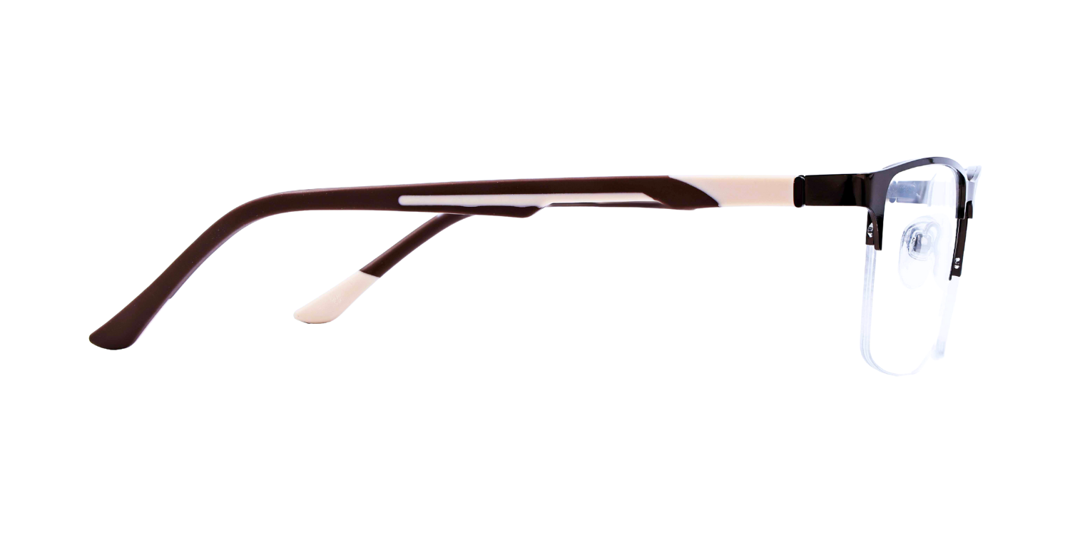 Half Rim Rectangle Classic Eyeglasses R2207